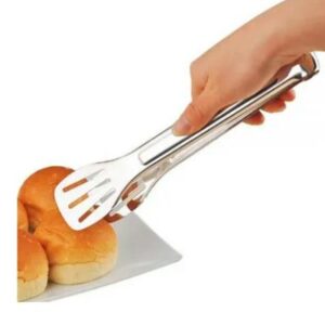 Stainless Steel Food Clip Tongs Spoon Clamp Salad Serving Barbecue Tongs BBQ Tools
